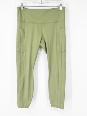 Athleta Olive Green High-Rise Pocket Leggings